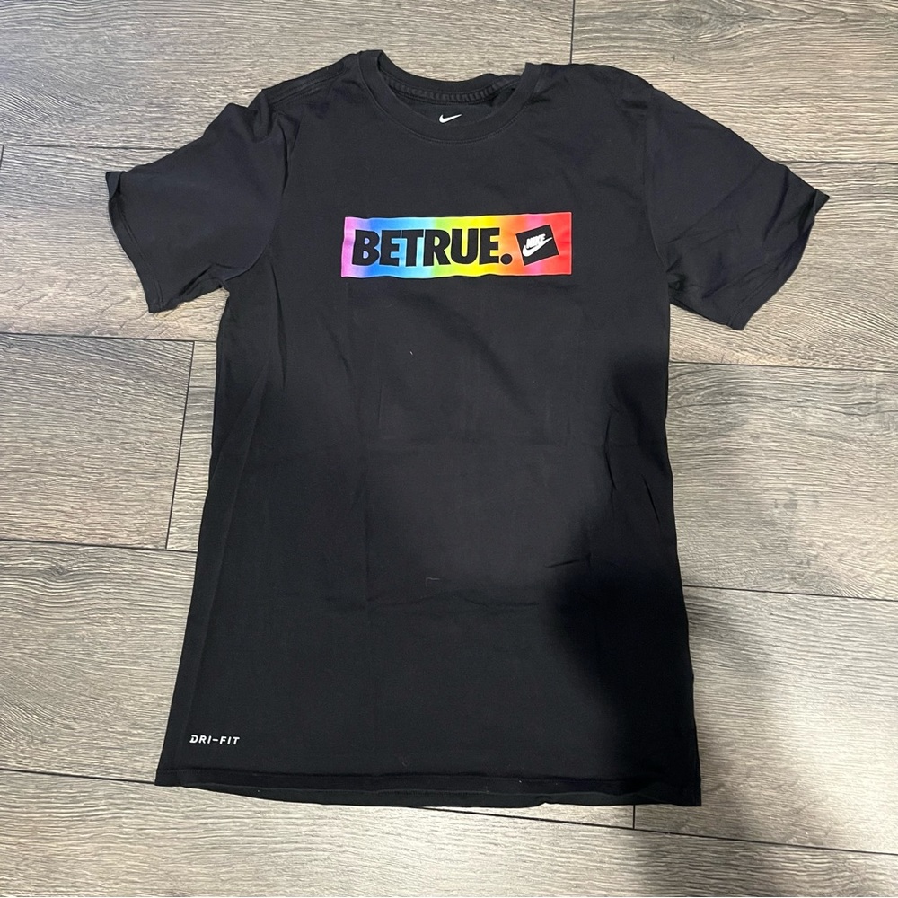 Black Nike Dri Fit BETRUE Tee, Size Small